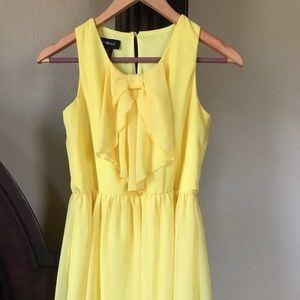 Yellow Bow Dress